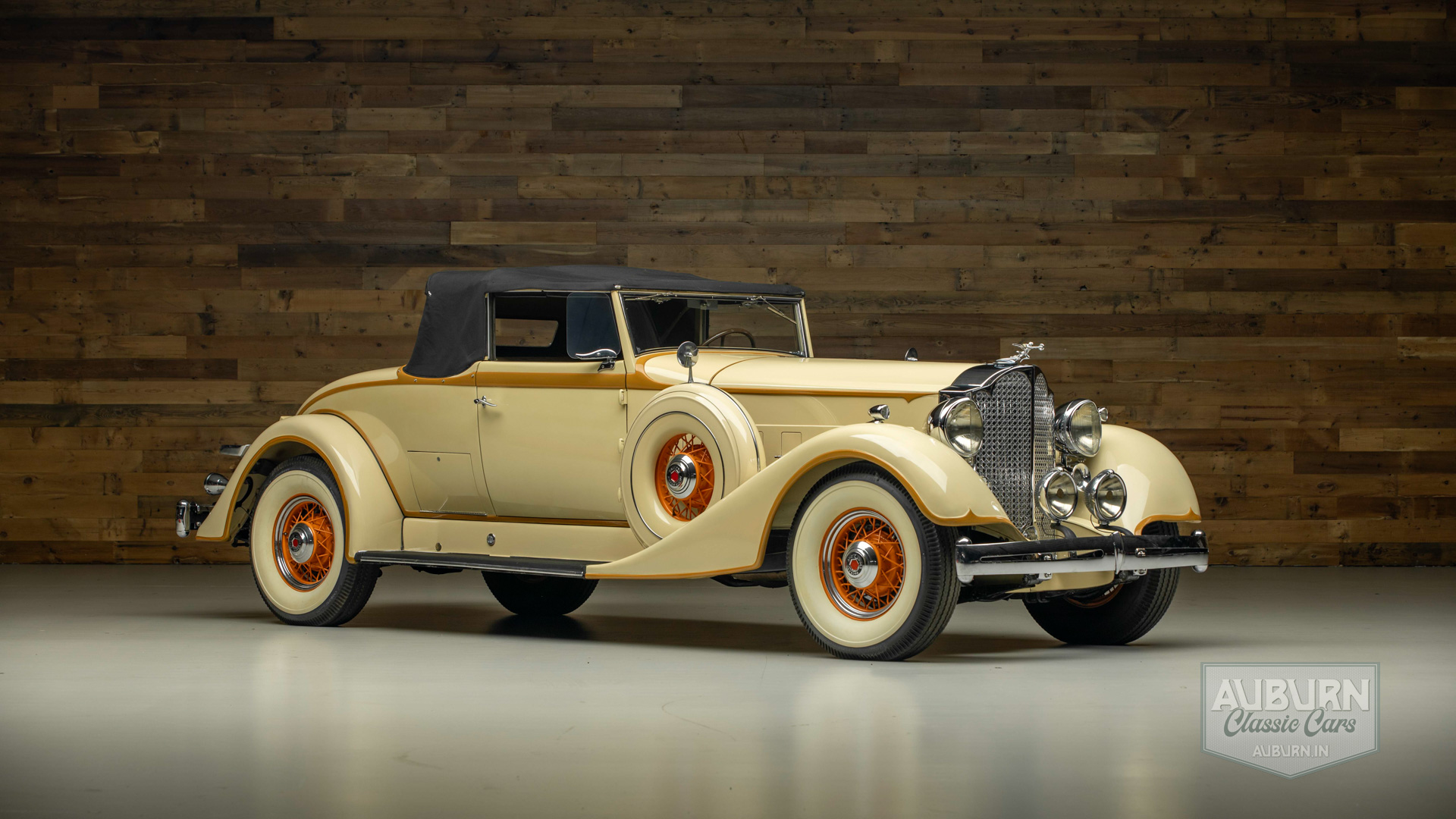 1934 Packard 1104 Super Eight Coupe Roadster — thumbnail 7 of 31