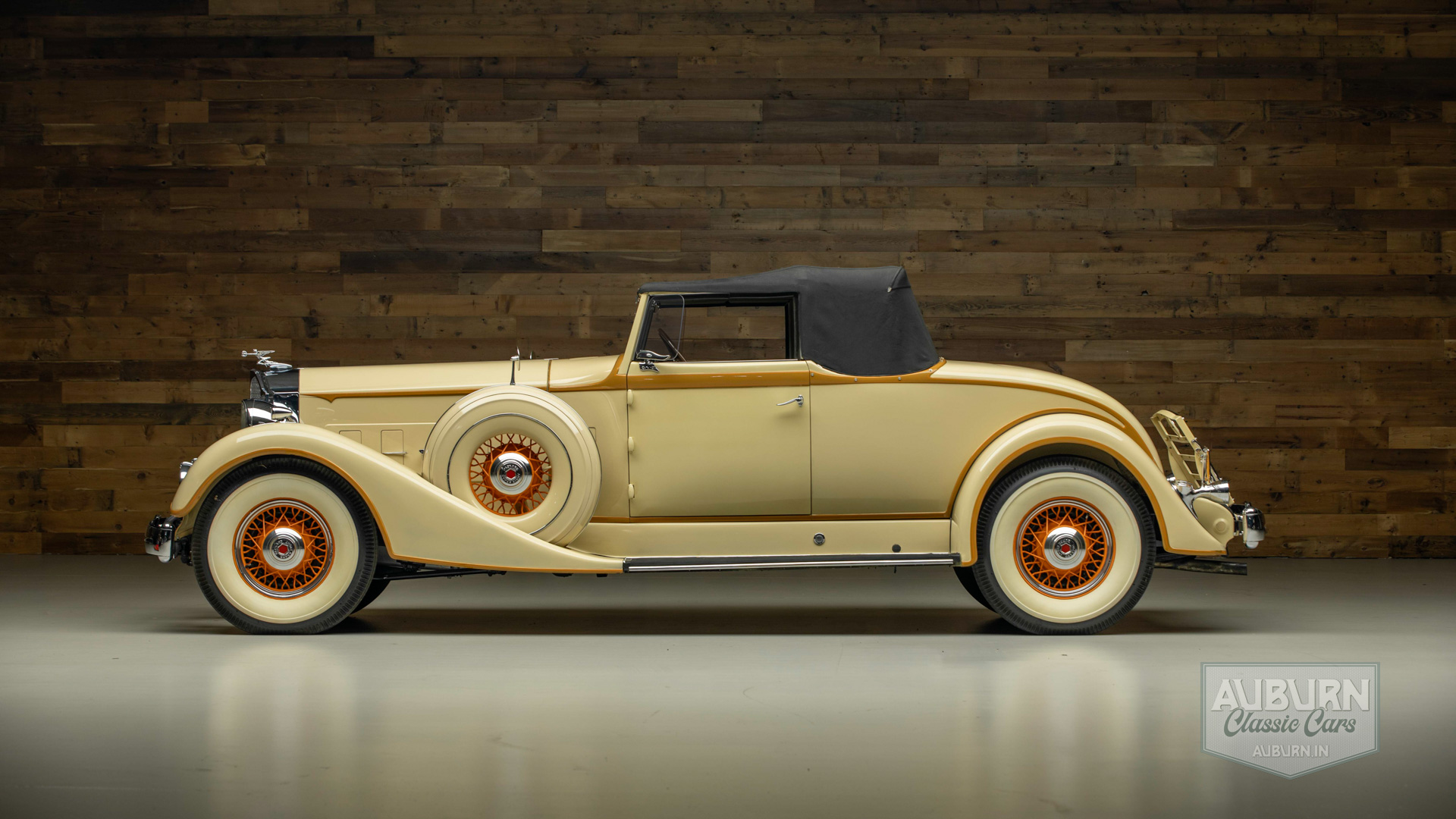 1934 Packard 1104 Super Eight Coupe Roadster — thumbnail 2 of 31
