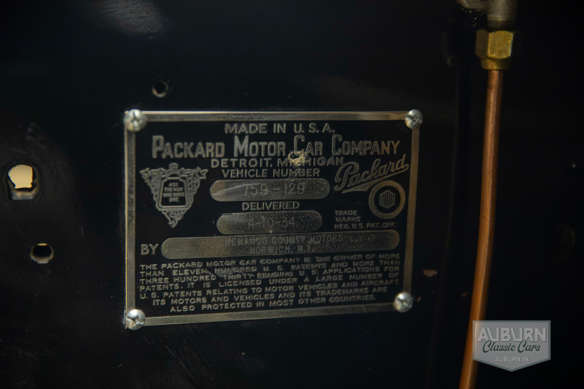 1934 Packard 1104 Super Eight Coupe Roadster — thumbnail 16 of 31