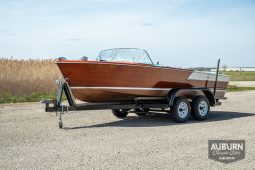 1961 Chris-Craft Constellation 19′ Wooden Boat with Trailer