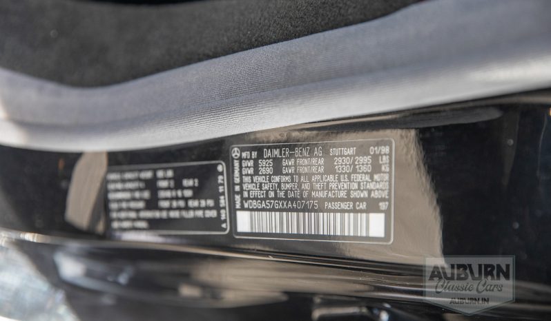 
								1999 Mercedes-Benz S600 Sedan full									