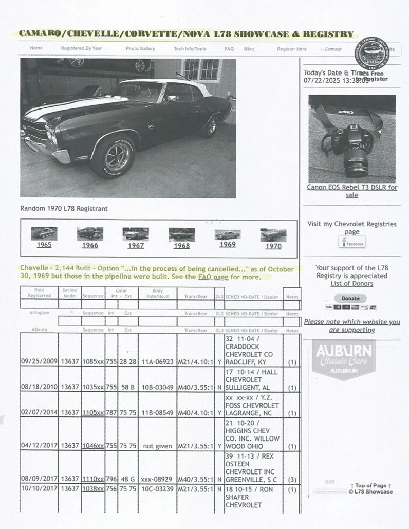 
								1970 Chevrolet Chevelle SS full									