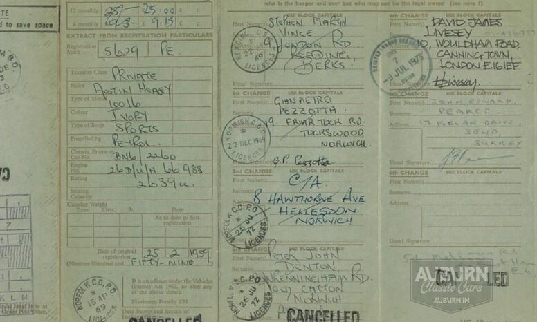 
								1958 Austin Healey 100-Six full									