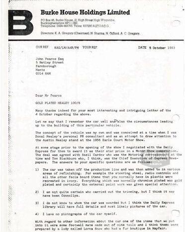 
								1958 Austin Healey 100-Six full									